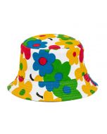 Kid's Sunhat With Flowers