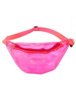Transparent Pink PU Bum Bag