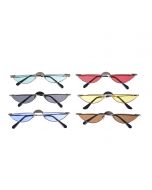 Wholesale half frame sunglasses mixed colours