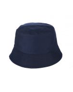 Wholesale Bucket Hats Navy Blue Cotton Wholesale Sunhats