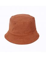 Wholesale Brown Corduroy Bucket Hats Sun Hats