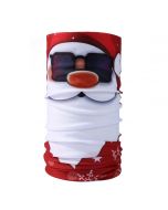 Christmas Snood Type Face Mask With Santa Wearing Sunglasses MS26