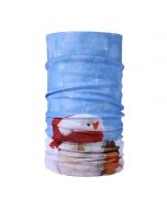 Christmas Snood Type Face Mask With Snowman MS20