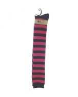 Pink and black welly socks