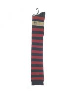 Red and black welly socks
