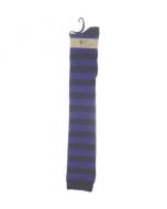 Purple and black welly socks