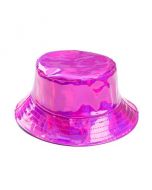 Hot Pink Holographic Bucket Hat