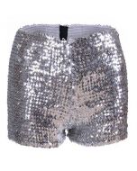 Silver Sequin Shorts Very Stretchy