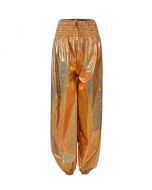 Gold Holographich Hareme Pants