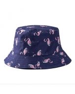 Blue Flamingo Bucket Hat
