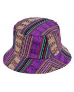 Purple Canvas Bucket Hat