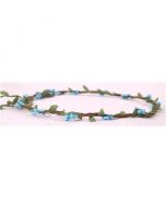 Turquoise berry head garland