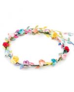 Flower garland multi coloured with multi trail