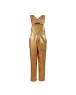 Gold Dungarees Full Length