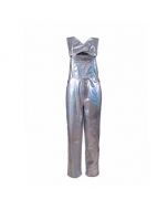 Silver Dungarees Full Length