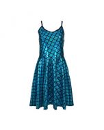 Turquoise Scale Dress