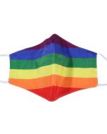 Pride Mask Wholesale 3 Layer Face Cotton Masks With 2 Free Filters, Plush Packaging and Adjustable Elastic   These Gay Pride rainbow themed 3 layer cotton face masks make great gay pride festival wear.  