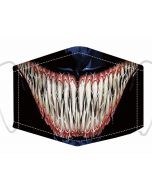 Venom Print , 3 Layer, Adjustable Face Masks With Free Filters and Plush Packaging
