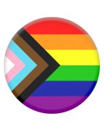 Wholesale progress pride colours button pin badge.  These pride button pin badges are available in many colours such as bisexual, nonbinary, traditional, lesbian, transgender, progress