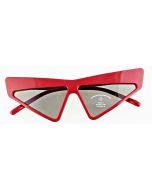 Wholesale sunglasses with a red flam and glam design