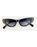 Wholesale black gloss cat eye sunglasses