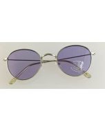 Wholesale lilac lens metal frame sunglasses.