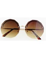 Wholesale ladies sunglasses smoke brown colour