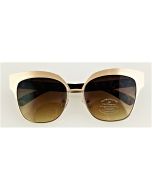 Wholesale sunglasses with gold frame and brown lens