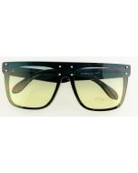 Wholesale sunglasses yellow lens with black frame