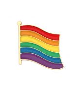 Wholesale gay pride flag brooch rainbow gay pride badge