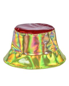 Holographic Rasta Bucket Hat