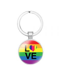 Wholesale Gay Pride Accessories Love Keyring