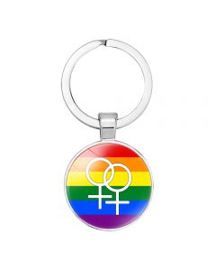 Wholesale Lesbian Symbol Gay Pride LBGT Accessories Keyrings