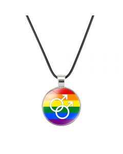 Wholesale Gay Pride Necklace With Man Symbols