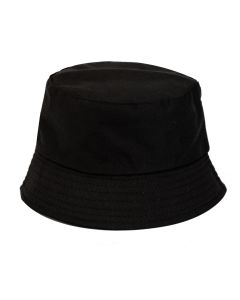 Plain Black Bucket Hat