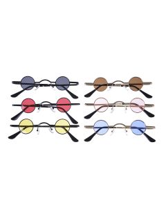 Wholesale tiny round sunglasses mixed colours