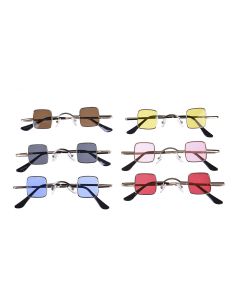 Wholesale square lens sunglasses mixed colours