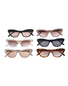 Wholesale cat eye sunglasses mixed neutral colours