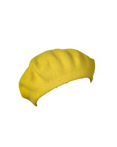 Wholesale beret in mustard colour wholesale berets