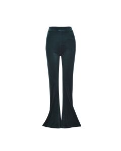 These wholesale green velvet flares are very popular and and make great wholesale festival wear.  The wholesale velvet flares are available in a range of colours and two sizes.