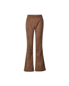 Wholesale brown corduroy flared trousers