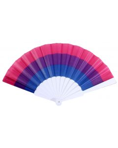 Wholesale bisexual pride folding fan, wholesale pride fans