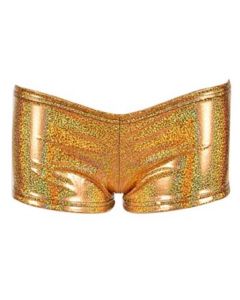 Gold Hotpants.  Size 8