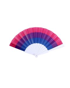 Wholesale bisexual pride folding fan, wholesale pride fans