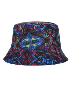 Wholesale Spiral Psychedelic Print Bucket Hat