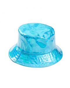 Turquoise Holographic Bucket Hat