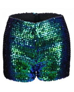 Green Sequin Shorts Very Stretchy