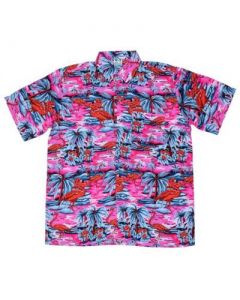 Red Flamingp Hawaiian Shirt