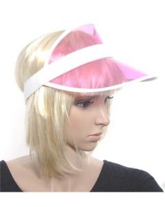 Pink sun visors