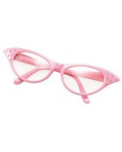 Pink 50s glasses